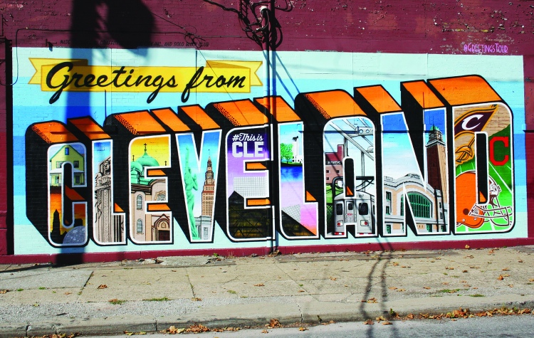 Greetings from Cleveland Mural | Plain Press